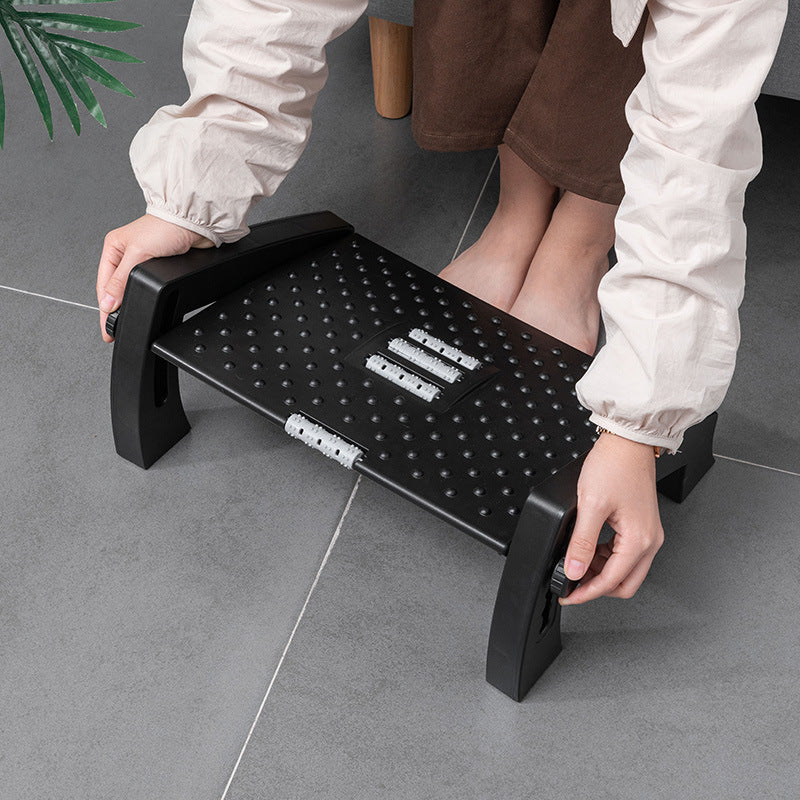 Repose-pieds en plastique pour réglage du massage