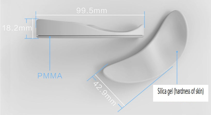 Tapis de souris ergonomique en silicone antidérapant et profilé