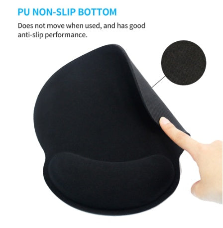 Tapis de souris repose-poignet avec gel antidérapant